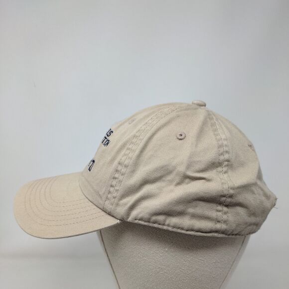 2007 Sea Time II Chris Slideback Hat Tan OSFA Embroidered Headwear Depot - Picture 3 of 7
